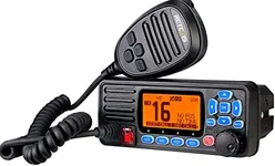 Retevis RA27 Fixed Mount Marine Radio with GPS,Waterproof IP67,Triple Watch,DSC,Emergency NOAA Weather,All USA/International/Canadian Marine Channels,Ship to Shore Radio for Boats,Black