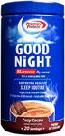 Premier Protein Good Night Protein Powder, Hot Cocoa Mix, 10g Protein, 0g Sugar, 11 Vitamins & Minerals, Nighttime Protein Blend, Magnesium, Zinc, 20 Serve, 1 Tub