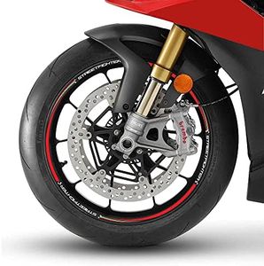 labelbike - Stripes for Rims 17 Motorcycle Wheels Compatible with Ducati Streetfighter