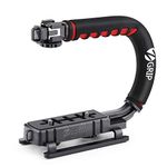 Zeadio Video Action Stabilizing Handle Grip Handheld Stabilizer with Cold Shoe Mount for All DSLR Camera Camcorder