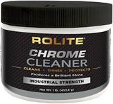 Rolite Chrome Cleaner (1lb) for All Chrome Plated Surfaces. Motorcycles, Automobiles, Boats, RVs, Bumpers and Much More