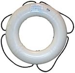 Dock Edge + Inc. USCGA Approved Life Ring Buoy (White, 24-Inch)