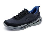 Skechers Men's Arch Fit Orvan Kincade Slip-in Trainers, Black Knit/Synthetic, 10 UK