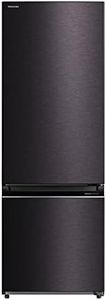 Toshiba 349L 2 Star Frost Free Inverter Double Door Refrigirator (GR-RB423WE-PMI(37, Satin Grey, Bottom Freezer)