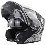 Modular Motorcycle Helmet with Buil