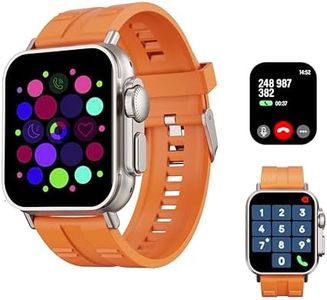 Générique Montre Connectée Homme Femme 49mm Smartwatch avec Notifications Répondre/Numéroter avec Compteur de Calories pour Android iOS