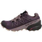 SALOMON Women's Speedcross Gore-tex Trail Running Shoe, Mysterioso Quail Sirocco, 6 UK