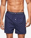 Tommy Hilfiger Men's Underwear Woven Boxers, Sailor Navy, X-Large