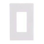 EATON PJS26W Arrow Hart Pjs26 Decorative Screw Less Wall Plate, 1 Gang, 3.13 in L X .5 in W X 4.88 in H, White