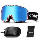 OMEKOL Double Layers Anti-Fog Ski G