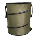 Collapsible Trash Can, 10 Gallons Camping Trash Can with Handle, Waterproof Pop up Garbage Can, Portable Garden Trash Bag for Outdoor Garden Yard