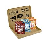 Eat Grub Crunchy Roasted Crickets - Edible Insects Set (6 pack, 90g, Salt & Vinegar, Salted Toffee and Smoky BBQ - Classic Combo)