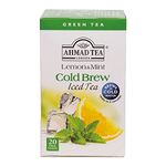 Ahmad Tea Lemon & Mint Cold Brew | Green Tea - 20 Teabag Sachets