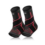 Cockatoo Ankle Sleeves for Men Sports,Ankle Support for Pain Relief,Comfortable and Breathable Ankle Brace for Sports and Recovery(Pack of 2, Left & Right)