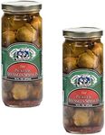 Amish Wedding Hot Pickled Brussel Sprouts, Two 16 oz Glass Jars