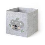 Lucky Sign- Toy Storage Box Felt Living Room Nursery, 33x33x30cm - Baby Kaola