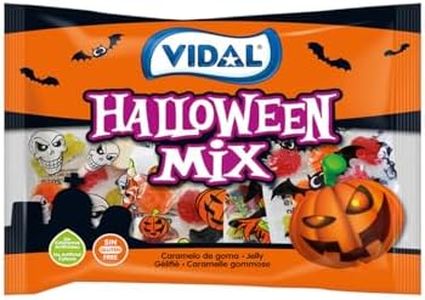 Vidal Golosinas. Surtido Halloween Mix 400gr. Bolsa con 10 bolsitas de 40 gr