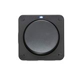 Knightsbridge OP2 Outdoor Weatherproof Single Switch, Black, 66.0 mm*90.0 mm*90.0 mm