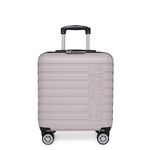 Swiss Military Dapper Ivory PC Hard Top Laptop Overnighter Luggage Trolley Bag with Secure TSA Lock, 32 Liters