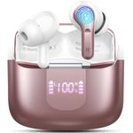 Wireless Earbuds, Bluetooth 5.3 Headphones 2024 Wireless Headphones in Ear, 4 ENC Noise Cancelling Mic Ear buds, 40H Deep Bass Wireless Earphones IP7 Waterproof Bluetooth Earphones USB-C, LED Display