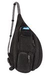 KAVU Mini Rope Snug Sling Pack with Adjustable Strap, Shadow, One Size, Classic