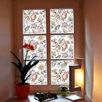 39.4x17.7 Inch Floral Window Wallpa