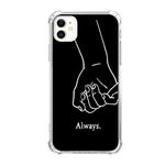 SVNICFYA Cute Couple Always Phone Case for iPhone 11, Cute Lovers Phone Cover for Teens Women Men, Soft TPU Shockproof Case for iPhone 11