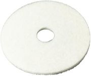 3M Floor Polisher Pad - White Super 4100 - 11 inch - 5 Pads per case - Commerical Polishing