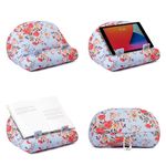 Gifts for Readers & Writers Book Couch iPad Stand | Cushioned Tablet Stand & Book Holder| Reading Pillow for Bed Time | Tablet Lap Rest Cushion | A Fun Gift for Book Lovers