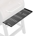 LS'BABQ Folding Shelf for Pit Boss 820 Deluxe Pellet Grill, Powder Coating Steel Plate Folding Shelf