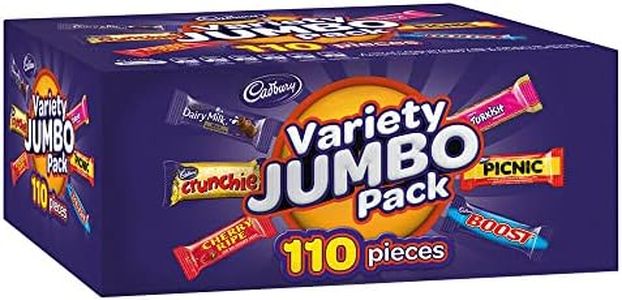 Cadbury Variety Jumbo Pack 110 Pieces 1.56kg