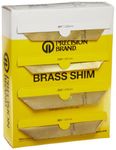 260 Brass Sheet, Unpolished (Mill) Finish, Half Hard Temper, 0.001-0.015" Thickness, 6" Width, 50" Length (Pack of 4)