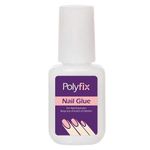 POLYFIX Artificial Waterproof Nail Glue - Professional Nail Art Manicure Tool for Acrylic and False Nails, Offering Waterproof and Long-Lasting Adhesion (7g)