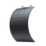 EcoFlow 100W Flexible Solar Panel with IP68 Waterproofing & High Efficiency Solar Modules for Roofs, RVs & More