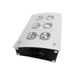 Industrial 6 Port 110V Filtered Power Supply Outlet Audiophile Conditioner for Auditory Equipment and Electronics Conditioner Outlet