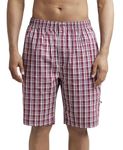 Jockey 9005 Men's Super Combed Cotton Satin Weave Regular Fit Checkered Bermuda with Side Pockets (Checks May Vary)_Multi Color Check Des423_M