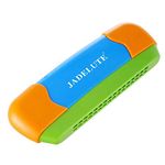 Jadelute Harmonica | 16 Hole Musical Instrument for Kids Early Education (Blue)