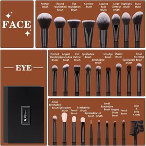 DUcare 27-Piece Makeup Brush Set – Professional Cosmetic Brushes