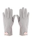 FabSeasons Slim warm Winter Gloves For Women, with velvet lining inside for cold weather, Touchscreen enabled index finger, also ensures a Smooth Driving/Riding Experience