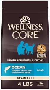 Wellness CORE Dry Dog Food, Grain-Free, High Protein, Natural, Ocean Whitefish, Herring, & Salmon Recipe, (1.8kg Bag)