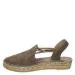 Toni Pons Women's suede espadrille - NURIA - Taupe, 5 UK - 38 EU
