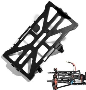 RcThjia SCX24 Battery Holder Tray Upgrade for 1/24 RC Crawler Axial SCX24 C10 Bronco Deadbolt JLU CRC B-17 Upgrade Parts, Durable and Light Weight Electronics Battery Mounts