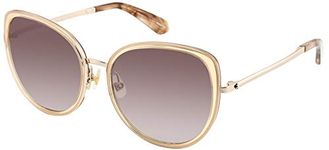 kate spade new york Jensen/G/S Sunglasses, Crystal Beige, 57