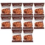 Nutty Gritties Barbeque Almonds - Healthy Snack for kids and adults, Dry Roasted, Non Fried, Zero Oil, Crunchy, Tasty - (Pack of 10-21g Each,), 210g