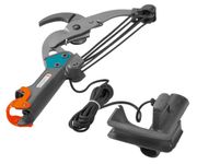 Gardena combisystem Anvil Branch Pruner: Branch pruner, 5-fold roller transmission, cuts branches up to 35 mm in diameter, 4.7 m tear-proof pulling cord, D-grip (00297-20)
