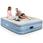 Dellonda Queen High Raised Air Bed with Built-In Electric Pump & Carry Bag - DL147