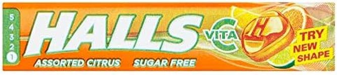 Halls Clearing Menthol Action Citrus Mix with Vitamin C - 32g (Pack of 20)