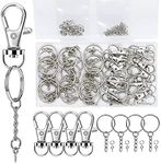 120PCS Swivel Snap Hook with Key Ch