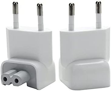 WESAJJ AC Adapter Europe Plug, Converter Travel Charger Adapter for Mac Book Mac/Book/Phone/Pod (2 - Pac)