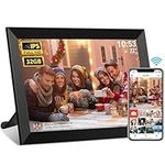 FRAMEO Digital Photo Frame 10.1 inch, Smart WiFi Digital Picture Frame with 1280x800 IPS HD Touch Screen, 𝟯𝟮𝗚𝗕 Storage, Auto-Rotate, Easy to Share Photos or Videos via Frameo App from Anywhere